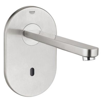 GROHE Eurosmart Cosmopolitan E - afbouwdeel wandkraan - uitloop 23cm - zonder menging - tranformator 230V - RVS