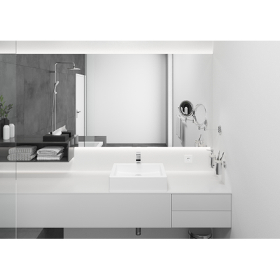 Hansgrohe Vernis wastafelkraan 110 highriser met waste chroom