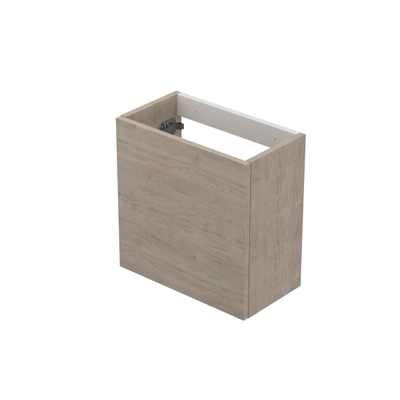 INK Contra/Enter Fonteinonderkast - 40x22x40cm - greeploos - 1 deur - links en rechtsdraaiend - MFC Ivoor eiken