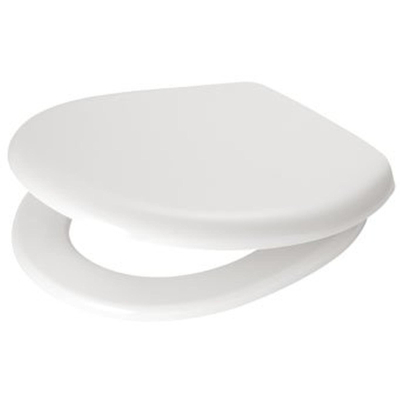 Plieger Compact toiletset compleet met inbouwreservoir, compacte toiletpot wit, zitting en bedieningsplaat Delta 50 wit