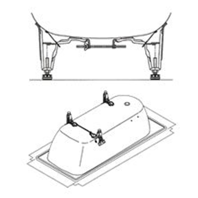 Kaldewei badpoten 5032 per set