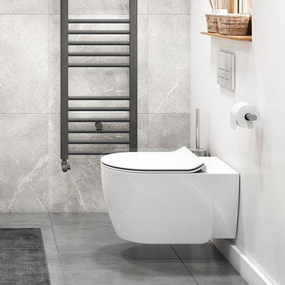 Kai X Wandcloset - 36.5x55.5cm - spoelrandloos - wit