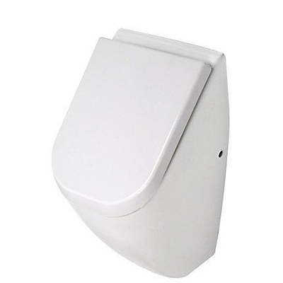 Plieger Chicago urinoir pack met deksel spoelmechanisme en bedieningspaneel matchroom wit