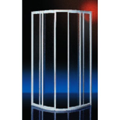 Plieger Class douchecabine 90x90x185cm kwartrond aluminium