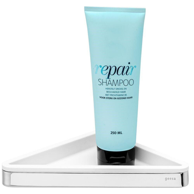 Geesa Frame Hoekplanchet Wit / Chroom