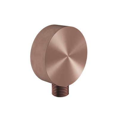 Hotbath Archie Wanduitlaat - Geschikt voor doucheslang - geborsteld koper PVD