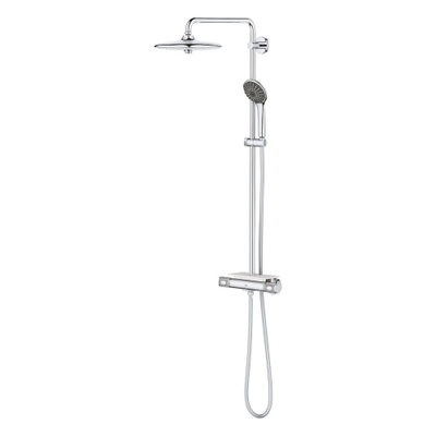 GROHE Vitalio Joy Regendoucheset Opbouw - hoofddouche 26cm - handdouche rond - chroom