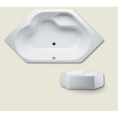 RIHO Winnipeg hoekbad 145x145cm Wit glans