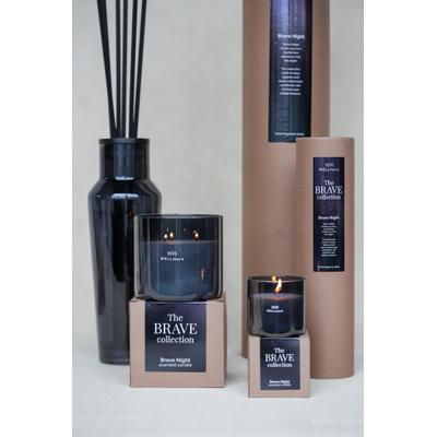 Wellmark Brave collection Geurkaars - medium - metallic grey