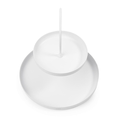 Umbra Poise badkameropberger 20x20x18cm Staal Wit