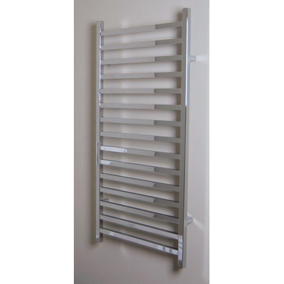 Sanicare Qubic designradiator 126.4 x60cm zwart mat