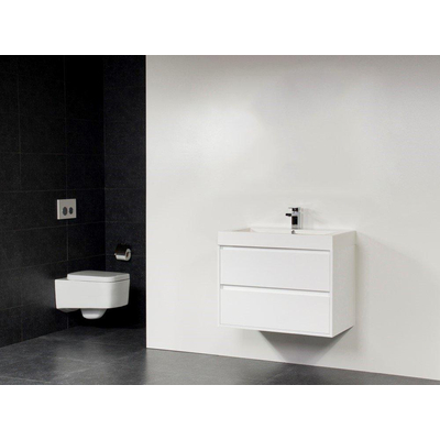 BRAUER Adore Florence badmeubel 80cm hoogglans wit zonder spiegel