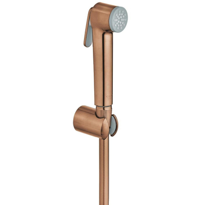 Grohe Tempesta-F Doucheset - trigger handdouche - wanddouchehouder - 125cm doucheslang - warm sunset geborsteld (mat brons)
