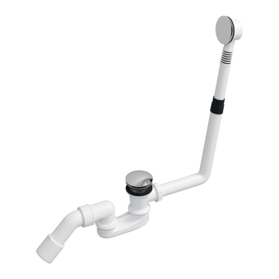 Viega Citaplex bad af- en overloopgarnituur kliksluiting messing Chroom