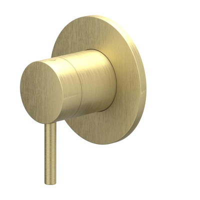 IVY Bond Afbouweel - voor inbouwkraan - stop-omstel - Geborsteld mat goud PVD