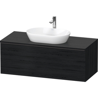 Duravit D-Neo wastafelonderkast 120x45.9x55cm 1 lade Eiken (zwart) Mat