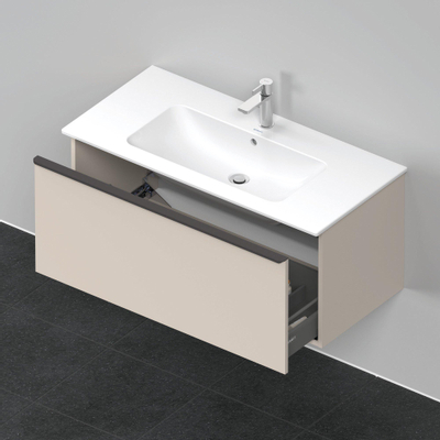 Duravit D-Neo wastafelonderkast 101x44x46.2cm 1 lade Taupe Mat