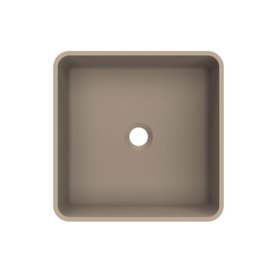 Arcqua Case waskom - vierkant - 37x37cm - mat truffel