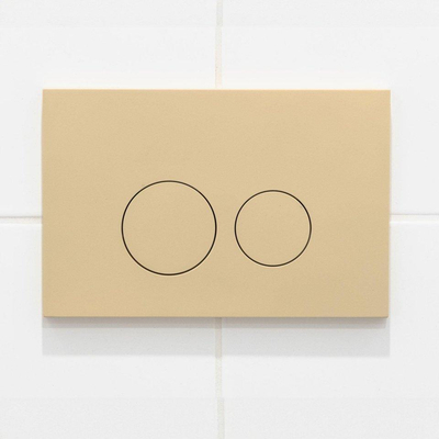 Villeroy Boch Subway 2.0 DirectFlush Toiletset - softclose - geberit reservoir - qeramiq bedieningsplaat beige - ronde knoppen - wit