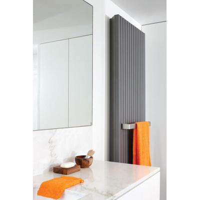 Jaga Tetra designradiator 2000x410mm 1400W zandstraalgrijs