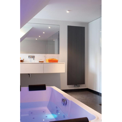 Jaga Tetra designradiator 2000x410mm 1400W zandstraalgrijs