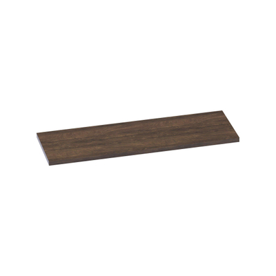 Saniclass MFC wastafelblad 140x46x4cm zonder kraangat MFC Burned Bark OUTLET