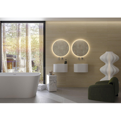 Cifre Ceramica Valkiria wandtegel - 30x75cm - gerectificeerd - Houtlook - Oak mat (bruin)