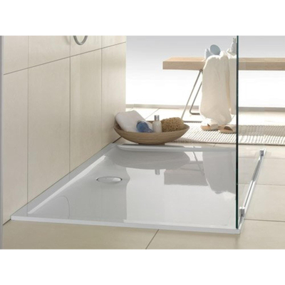 Villeroy en Boch Futurion Flat douchebak quaryl rechthoekig 120x90x2.5cm wit TWEEDEKANS