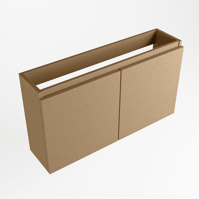 Mondiaz TURE fonteinonderkast - 90x22x50cm - 2 deuren - softclose - Oro