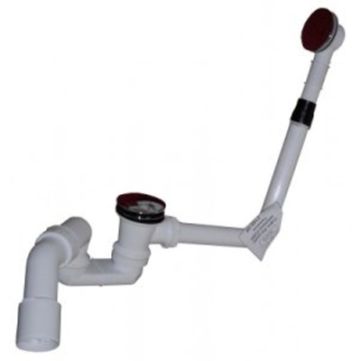 Viega Citaplex bad af- en overloopgarnituur kliksluiting messing Chroom