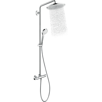 Hansgrohe Croma select s 280 showerpipe met thermostaat ecosmart chroom