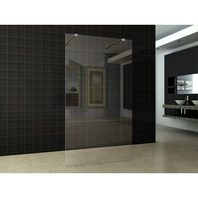 Wiesbaden Free Shower plus Inloopdouche vrijstaand 120x200cm 10mm glas met NANO coating