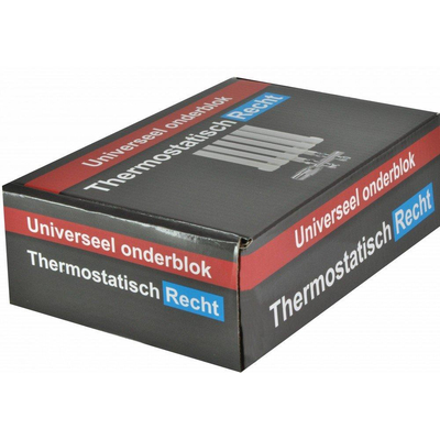 Riko set onderblok compl. recht 16x2,0 +15 knel chroom