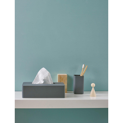 Aquanova Ona Tissue box Donkergrijs