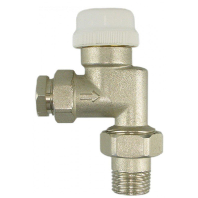 Riko thermostatisch ventiel zonder knop 1/2 axiaal+adaptor