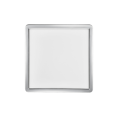 Nordlux Oja 29 inbouwspot 30x2.5x30cm IP54 Incl. 9.5W LED 3000K tot 4000K Chroom