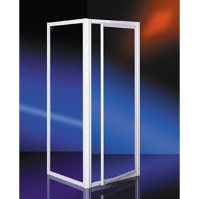 Plieger Class douchecabine vierkant met draaideur 3mm glas 90x90cm wit