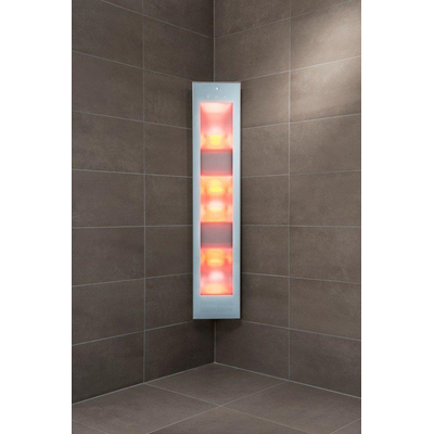 Sunshower Combi White UV- en infrarood opbouwapparaat 29x144x22.8cm full body 2000watt wit/aluminium