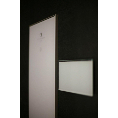 Sunshower ventilatierooster 15x9cm voor Pure en Pure Xl en Deluxe glas wit