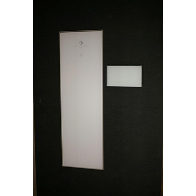 Sunshower ventilatierooster 15x9cm voor Pure en Pure Xl en Deluxe glas wit