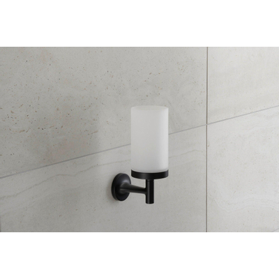 Duravit Starck T Tandenborstelhouder - matglas - zwart mat