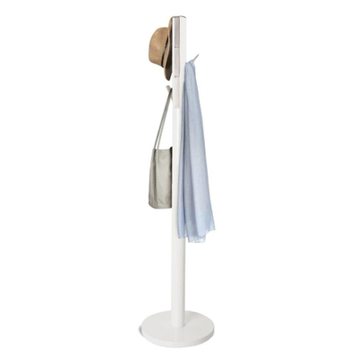 Umbra Flapper handdoekhouder 40x40x168cm Rubberhout Wit