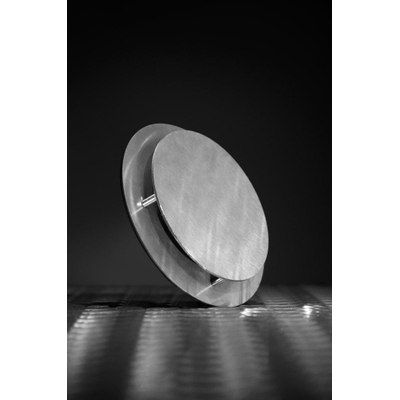 Looox ontluchtingsrooster 15cm rond met klem rvs
