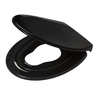 Tiger Tulsa Toiletbril met kinderzitje Thermoplast Zwart