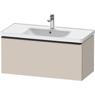 Duravit D-Neo wastafelonderkast 98.4x44x45.2cm 1 lade met softclose Taupe Mat