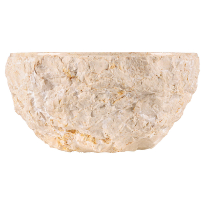 Differnz ASTI Waskom - 38cm - gepolijst natuursteen - beige