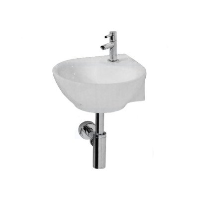 Wiesbaden one-Pack Porta hoekfontein compleet wit