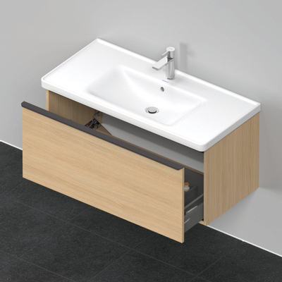 Duravit D-Neo wastafelonderkast 98.4x44x45.2cm 1 lade met softclose Natuur eiken Mat