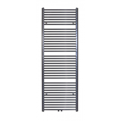 Rosani Polo Designradiator - 40x8x118cm - middenaansluiting - 441 watt - graphit glossy