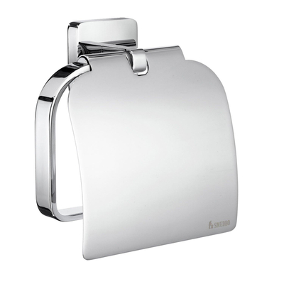 Smedbo Ice Toiletrolhouder - met klep - chroom